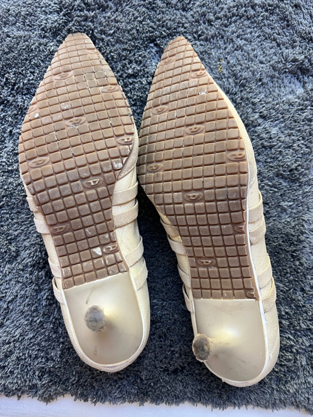 Diesel Gorpcore Janetta Leather Victorian Trainer Booties Sz 8 Vintage Y2K - Picture 7 of 9